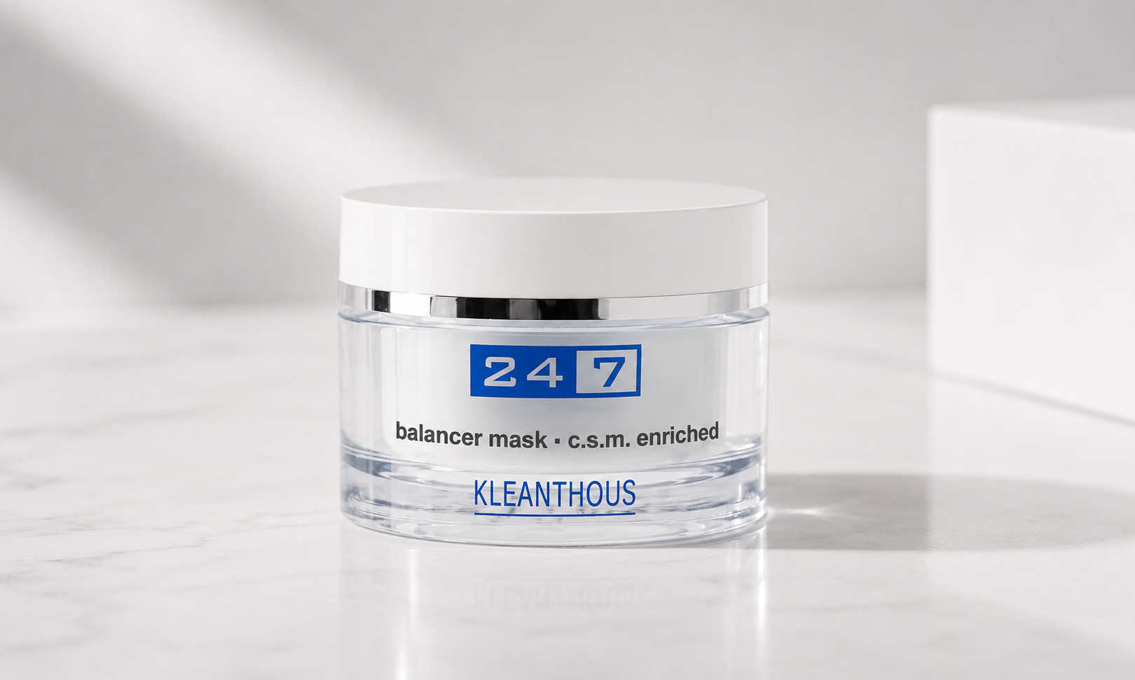 Balancer Mask Kleanthous – mặt nạ C.S.M. hỗ trợ dưỡng ẩm, làm mềm và cân bằng làn da dầu.